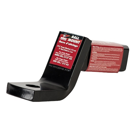 Husky Towing Husky Towing 31359; Ball Mount; Fits 2" Receiver; 6000 LB; 3-1/4" Drop / 2" Rise 31359